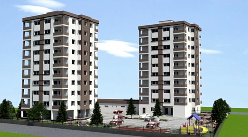 Talih İnşaat duvar örme ve yapı inşaatı bitmiş proje